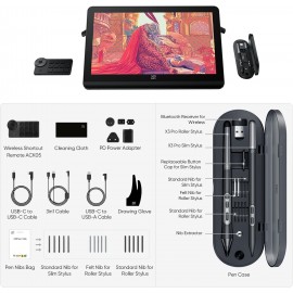 XP Pen 4K UHD Artist Pro 19 Gen2 Drawing Tablet with Screen,16384 Pen Pressure Stylus,