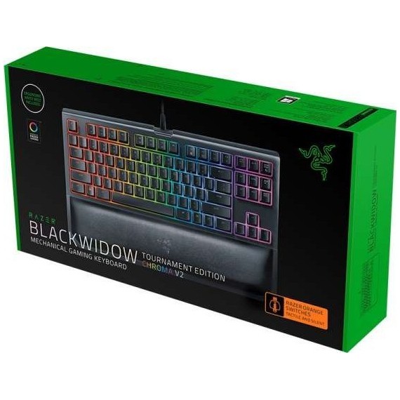 RAZER BLACKWIDOW TE CHROMA V2 - ORANGE