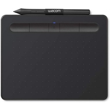 Wacom Intuos Wireless Graphics Drawing Tablet with 2 Bonus Software Included, 7.9" X 6.3", Black& Pistachio (CTL4100WLK0)