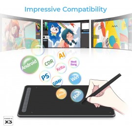 Xp pen Wireless Drawing Tablet Deco LW 10" Bluetooth