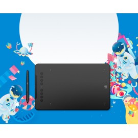 New XP Pen Deco 01 V2 & V3 with 8 keys All colors اكس بي بن تابلت 10 انش ديكو زيرو ون للتعلم الالكتروني و الرسم