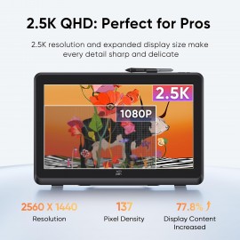 XP Pen Artist Pro 22 Gen2 2.5K QHD Drawing Tablet